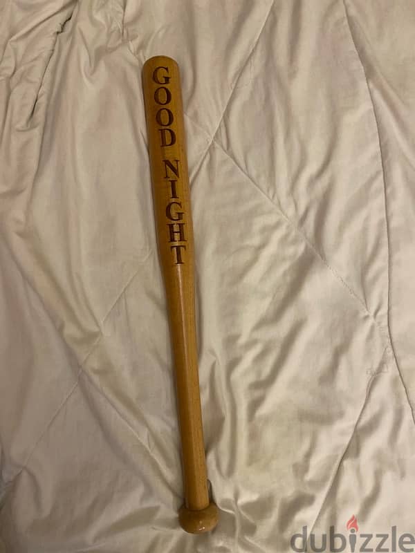 Wood Base-Ball Bat “Goodnight” بيسبل بت 0