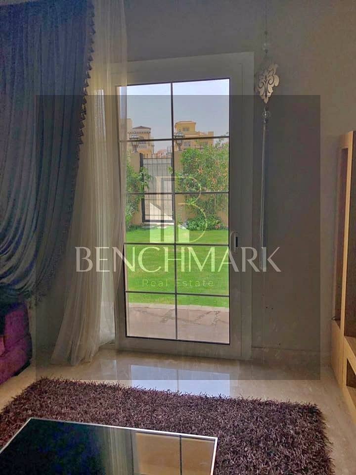 Apartment for sale 123 meters with a garden in Hyde Park Compound, New Cairo, Fifth Settlement, on 90th Street, next to Mivida, in installments 0