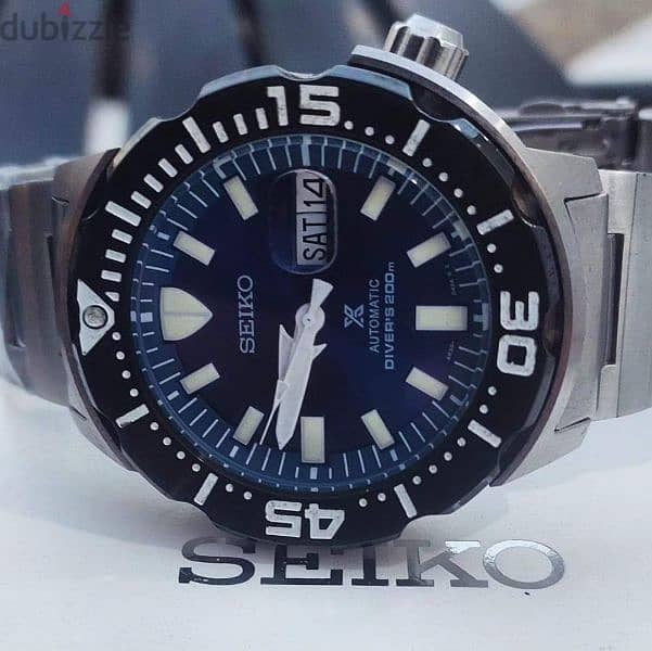 بسم الله
سايكو بروسبيكس مونستر Seiko Prospex Monster Diver 200اتوماتيك 2