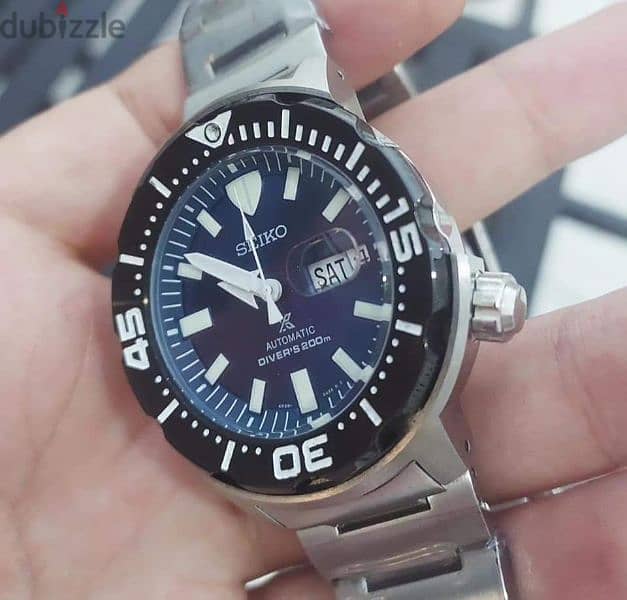 بسم الله
سايكو بروسبيكس مونستر Seiko Prospex Monster Diver 200اتوماتيك 4