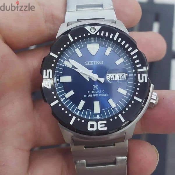 بسم الله
سايكو بروسبيكس مونستر Seiko Prospex Monster Diver 200اتوماتيك 7