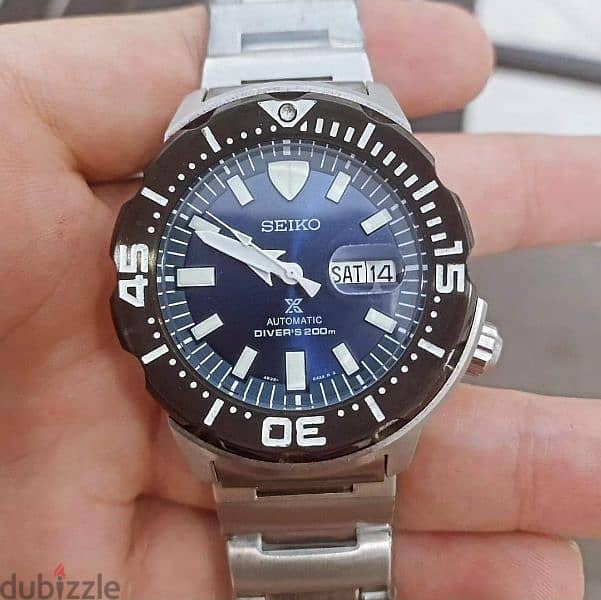 بسم الله
سايكو بروسبيكس مونستر Seiko Prospex Monster Diver 200اتوماتيك 9