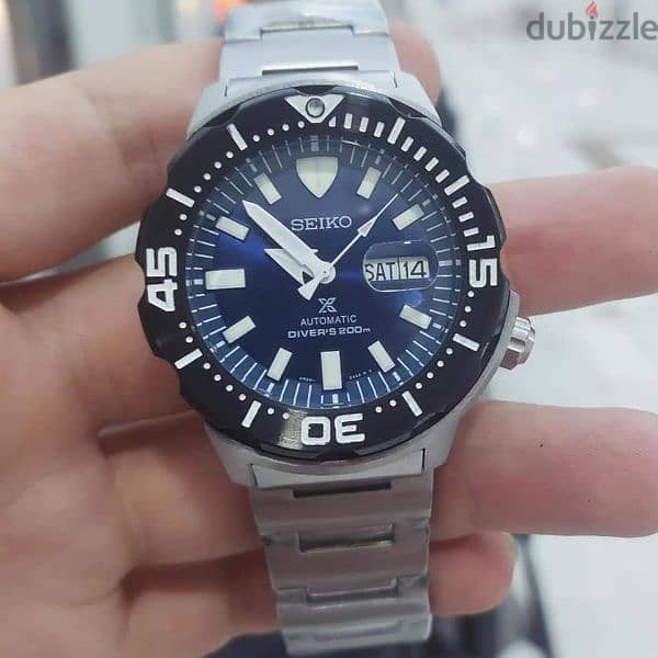 بسم الله
سايكو بروسبيكس مونستر Seiko Prospex Monster Diver 200اتوماتيك 10