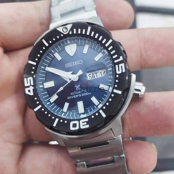 بسم الله
سايكو بروسبيكس مونستر Seiko Prospex Monster Diver 200اتوماتيك 12