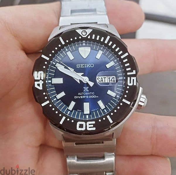 بسم الله
سايكو بروسبيكس مونستر Seiko Prospex Monster Diver 200اتوماتيك 17