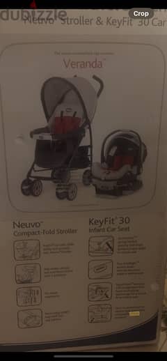 chicco stroller and car seat 0