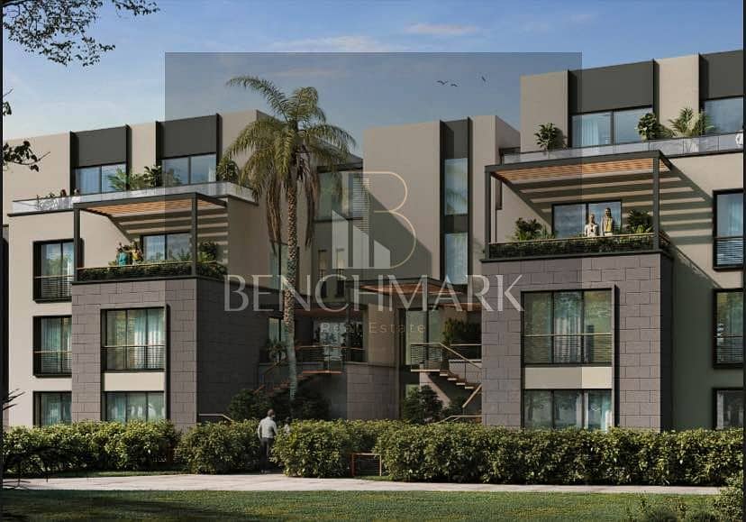 Apartment for sale 154 meters with a garden in Garden Lakes Hyde Park 6th of October Compound next to Al Gezira Club and Palm Hills in installments 8