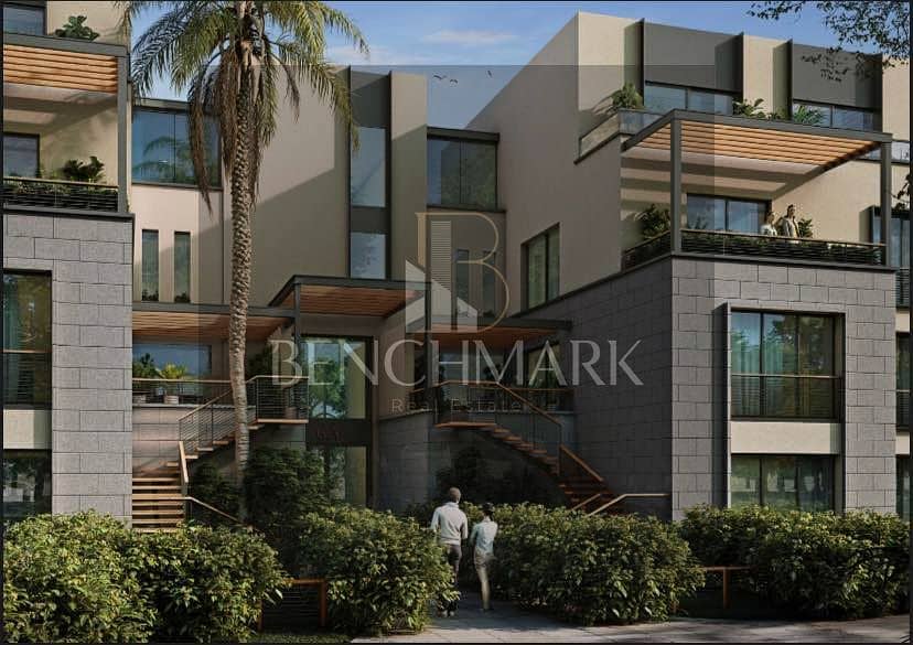 Apartment for sale 154 meters with a garden in Garden Lakes Hyde Park 6th of October Compound next to Al Gezira Club and Palm Hills in installments 9