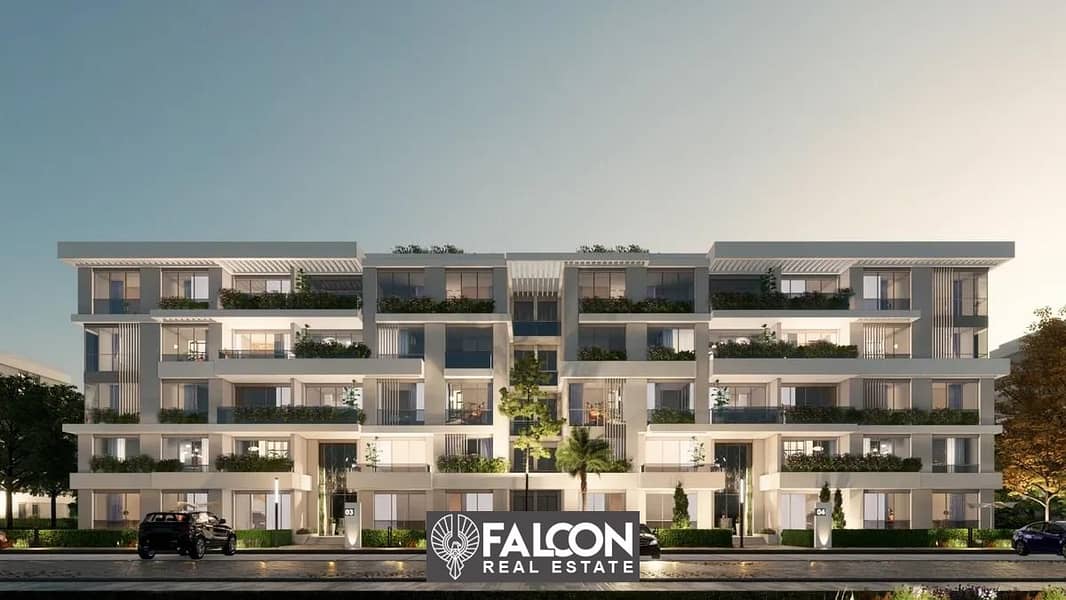 Without down payment, an apartment for sale in the heart of the Fifth Settlement, in installments, in a prime location in front of Al-Ahly Club 1