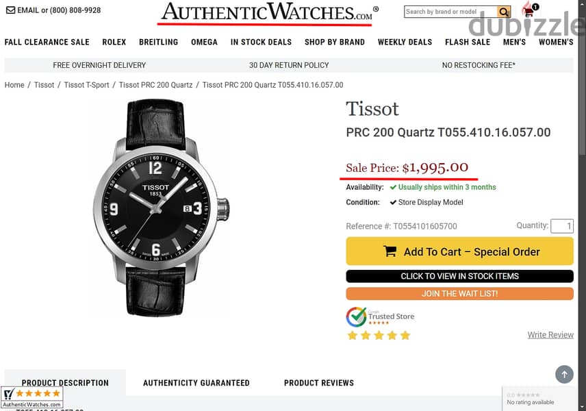 Tissot PRC 200 Men's Luxury Watch ساعة تيسوتت رجالي 7