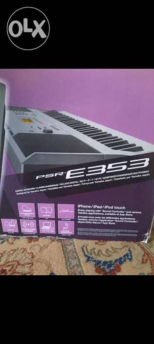 Yamaha Piano PSR-E353 as new 1