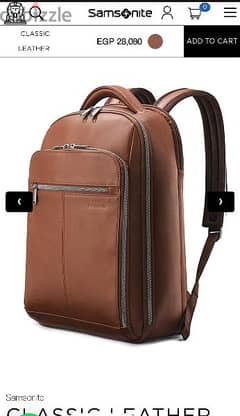 samsonite backpack - شنطة ضهر سامسونايت