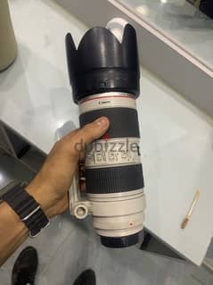 Lens EF 70-200 mm V ll  With Lend Case Lz1326 And Lens Hood ET-87