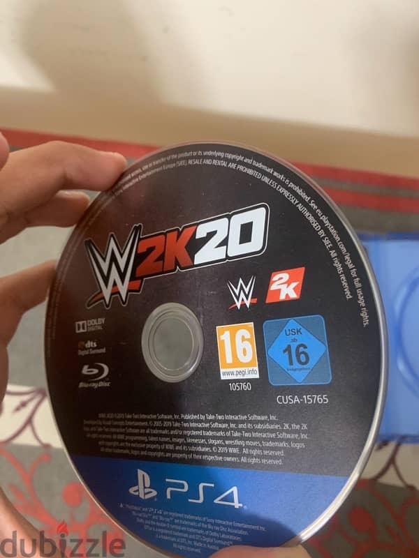 wwe 2k20 ps4 CD 2