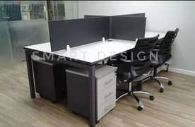 خلية عمل/ وورك استيشن work station/ بارتيشن Partition/ مكاتب موظفين