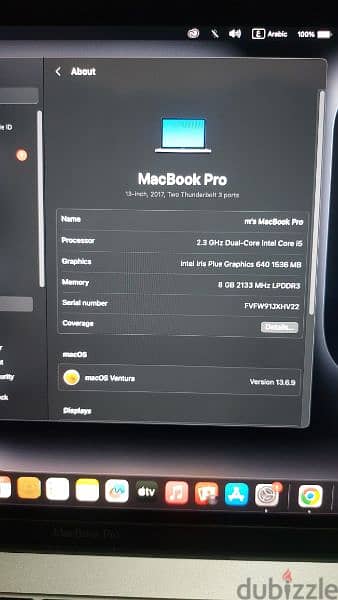 MacBook Pro 2017 i5 8