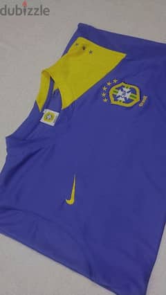 Brazil Blue T-shirt Authentic For Sale