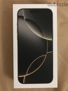 iPhone 16 pro max 256 natural titanium