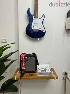 Electric guitar Yamaha PAC012 DARK BLUE+Amplifier Fender Frontman 10G