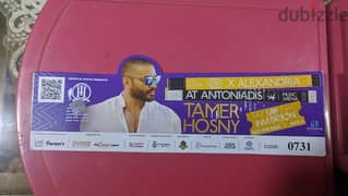 VIP ticket tamer hosny concert Alexander