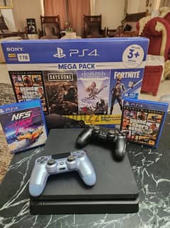 Pre-Owned PS4 with original two controller perfect condition