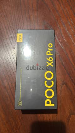 Xiaomi poco X6 pro sealed 12/512 gray color جديد متبرشم