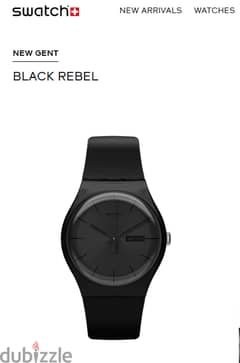 Swatch BLACK REBEL Watch