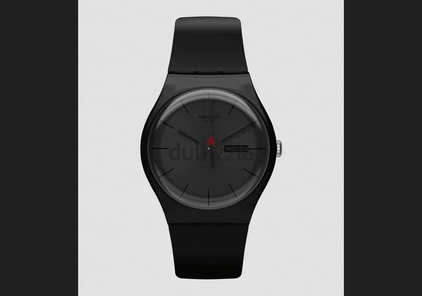 Swatch BLACK REBEL Swiss Made Watch 4