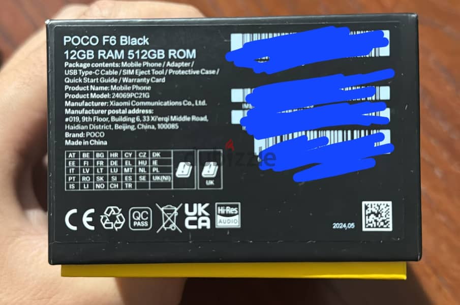 XIAOMI poco F6 USED LIKE NEW 12/512 BLACK 3