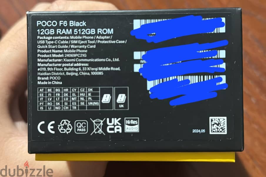 XIAOMI poco F6 USED LIKE NEW 12/512 BLACK 4