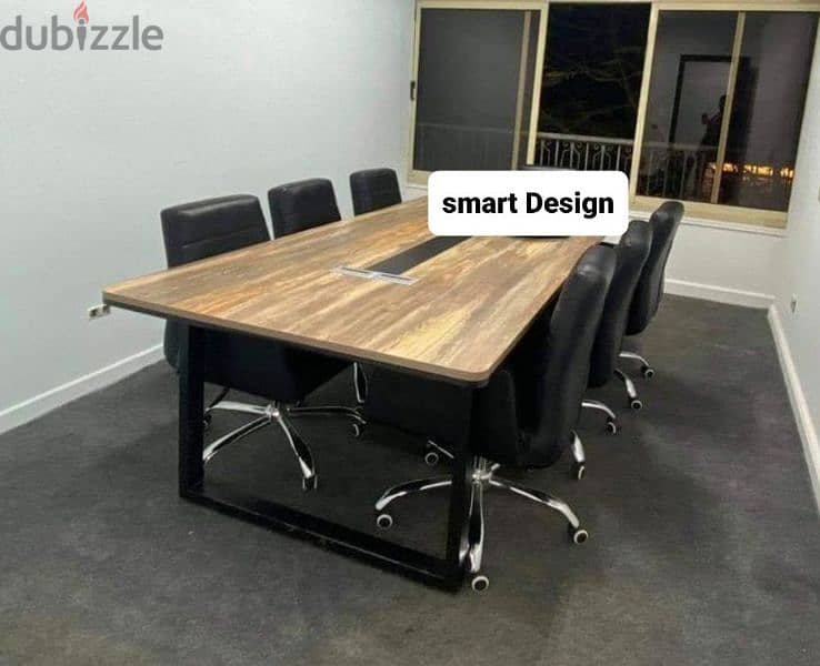 ترابيزة اجتماعات مودرن خشب MDF اسباني -meeting table 1