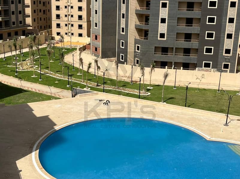 Immediate delivery - Semi finished apartment, 3 rooms, next to the American University, Sephora Compound 4