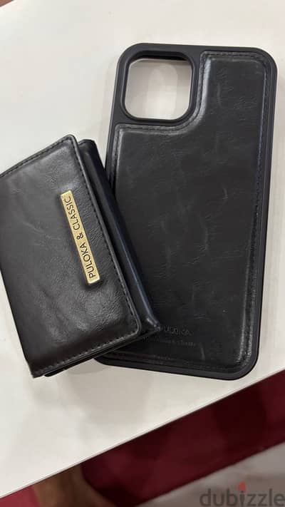 laser case with card wallet (13 or 13 pro max)