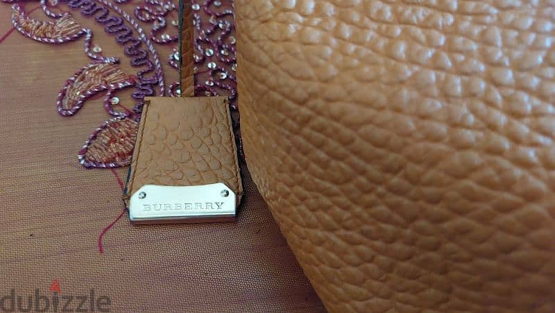 original Burberry leather shoulder bag 2