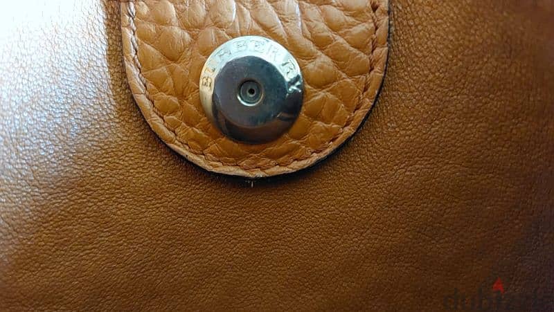 original Burberry leather shoulder bag 4