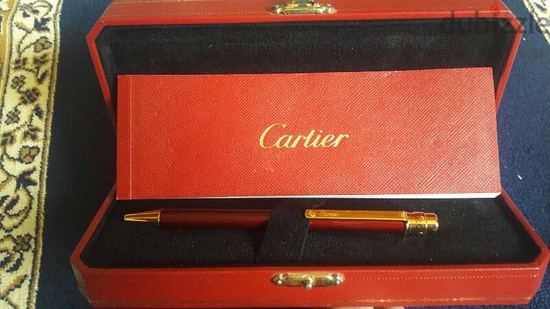 cartier ballpoint pen original new with box warranty 6