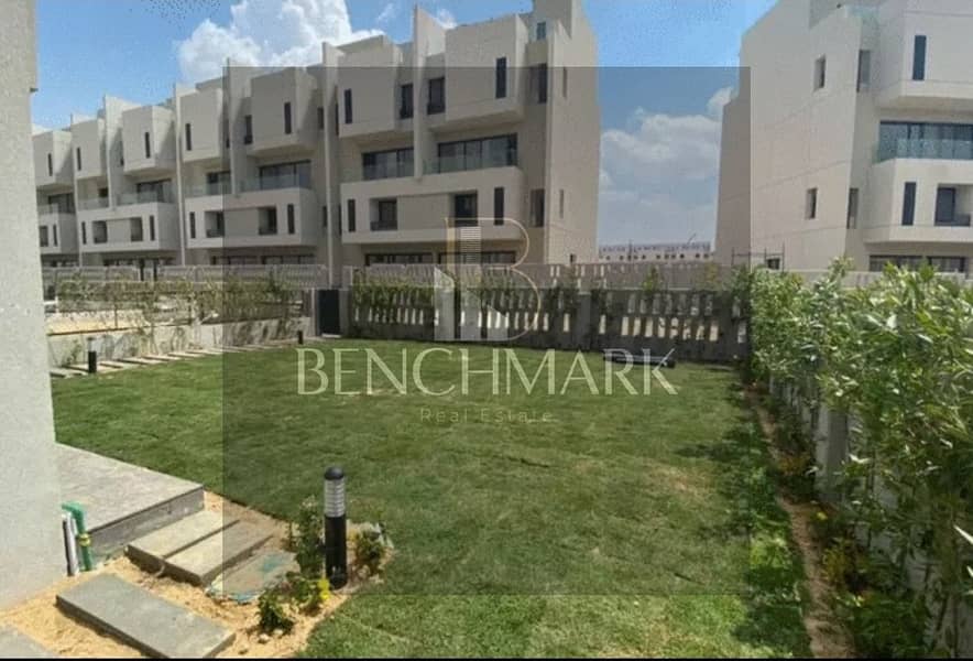 For sale Garden duplex apartment 3 Bdr fully finished immediate delivery in Al Burouj Al Shorouk New Cairo next to Heliopolis Club, the Medical Center 1