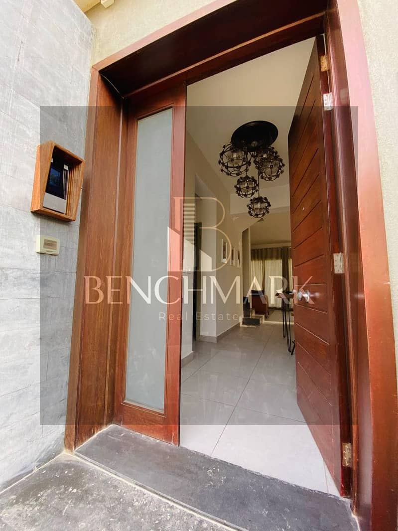 For sale Garden duplex apartment 3 Bdr fully finished immediate delivery in Al Burouj Al Shorouk New Cairo next to Heliopolis Club, the Medical Center 6