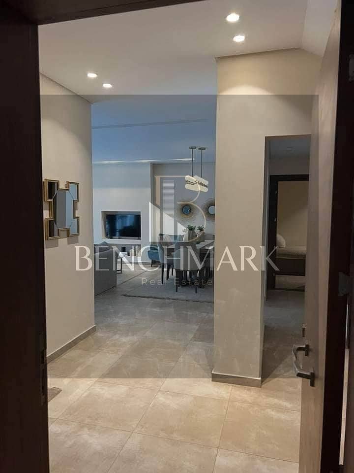 For sale Garden duplex apartment 3 Bdr fully finished immediate delivery in Al Burouj Al Shorouk New Cairo next to Heliopolis Club, the Medical Center 10