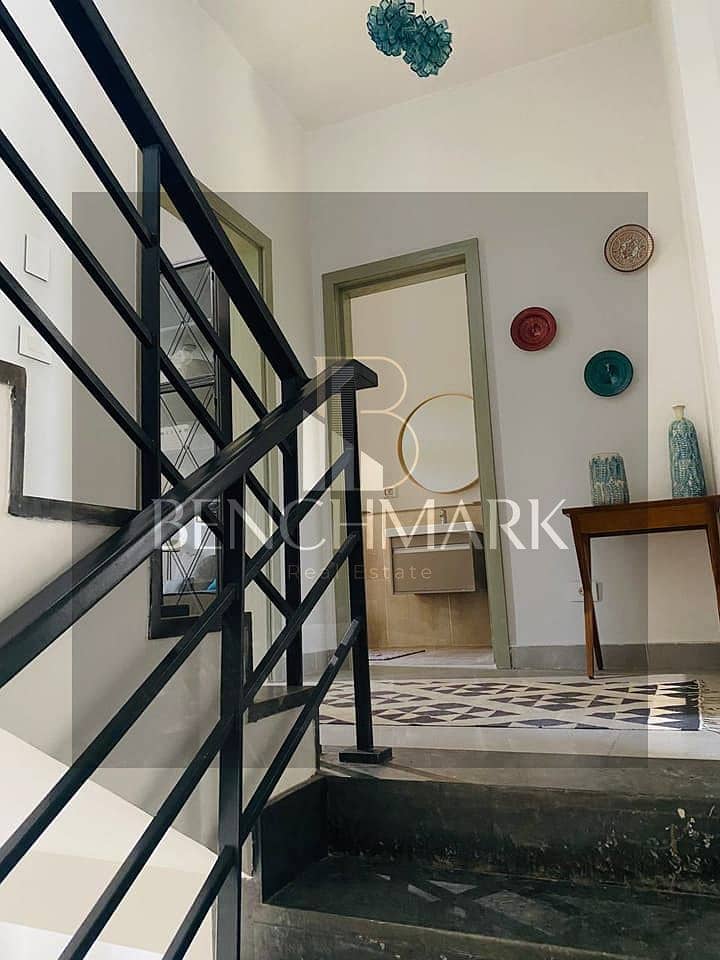 For sale Garden duplex apartment 3 Bdr fully finished immediate delivery in Al Burouj Al Shorouk New Cairo next to Heliopolis Club, the Medical Center 11