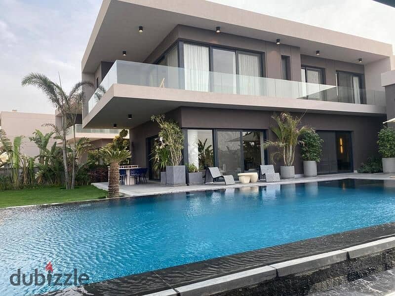 standalone villa 5 bedrooms master for sale in swan lake west el sheikh zayed 1