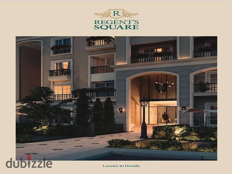 شقه 80% تشطيب ريسيل في Regent's Square 3