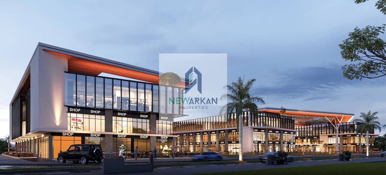 Invest your money and own your shop with a very special location in 6th of October City with   lowest advance only 400K 2