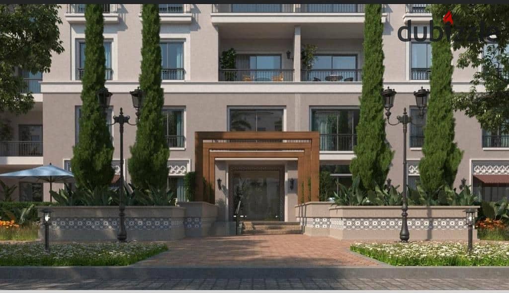 Apartment for sale inside Village West Dorra Compound. Apartment area: 123 sqm, ultra super luxury, with air conditioning 7