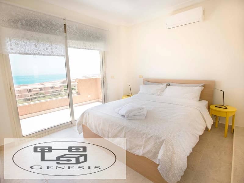 Fully Finished Chalet for sale in Telal shores El Sokhna full sea view - direct on lagoon 1