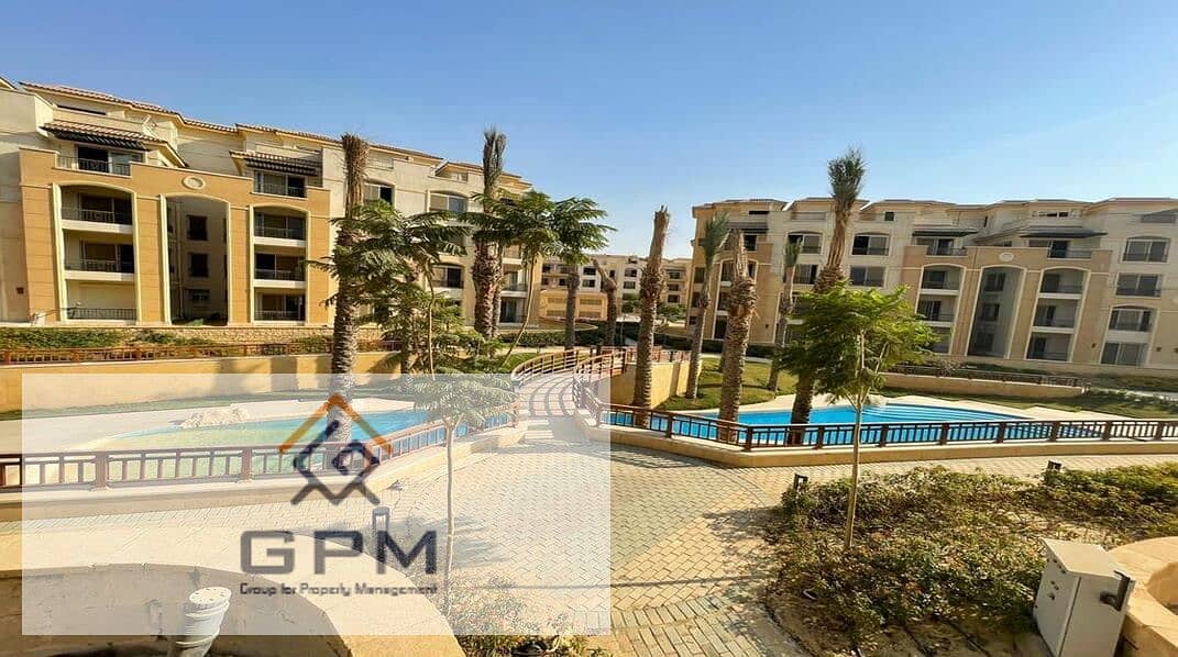 Lake view Apartment for sale in Compound Stone Residence New Cairo with the best price (Ready to Move) 1