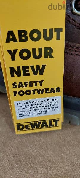 DEWALT SHOSE SIZE 41 NEW safety 6