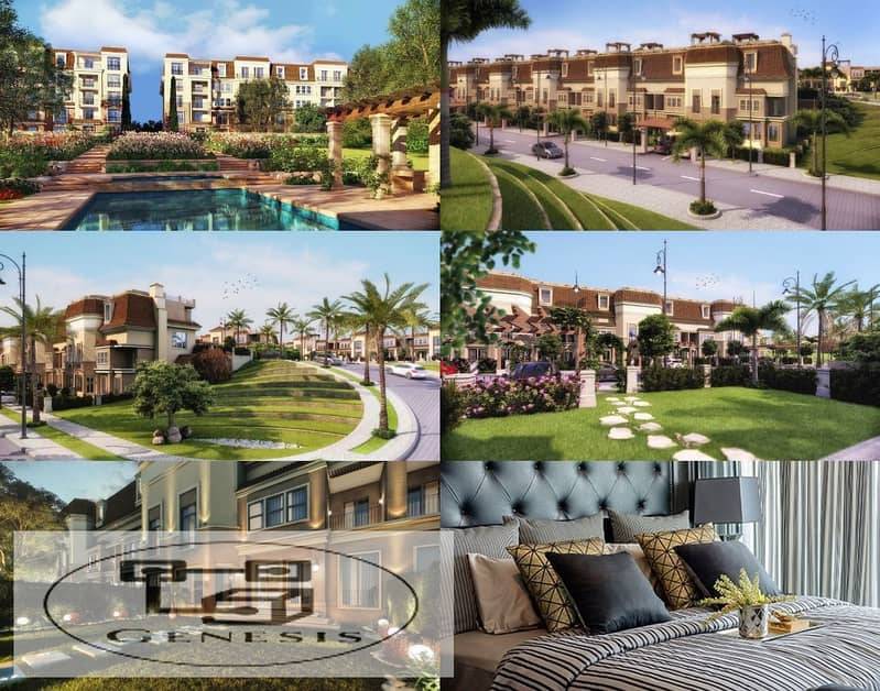 own an apartment in Sarai Compound, located in the best area of Mostakbel City 2