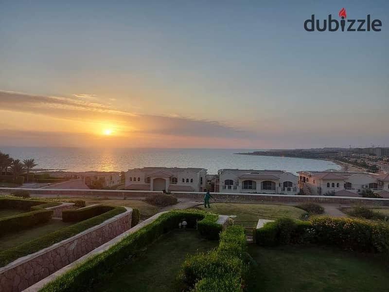 شاليه أرضي بجاردن غرفتين للبيع بمقدم 425 الف فقط في لافيستا العين السخنة -sea view chalet 2BR ( Ground + Garden) for sale only 375k DP LaVista ,Sokhna 10