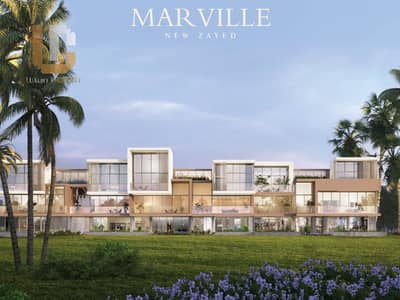 Apartment Lagoon View Resale Mar Ville Al Marasem New Zayed Less than Developer Price's  Apartment for sale Fully Finished Installments 8 years